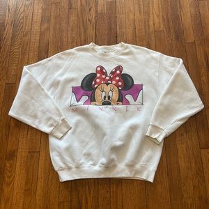 Vintage Minnie Mouse Sweatshirt Size Large